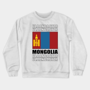 Flag of Mongolia Crewneck Sweatshirt